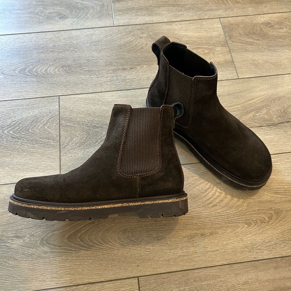 Birkenstock Dark Brown Suede Chelsea Ankle Boot - Picture 6 of 7